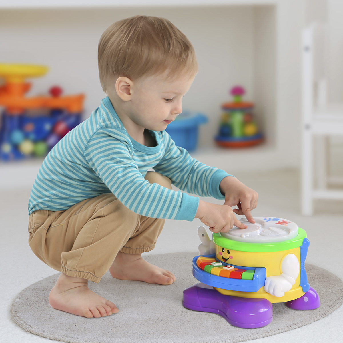 Фото3 Развивающая игрушка - ВЕСЕЛЫЙ ОРКЕСТР (свет, звук) Каталог