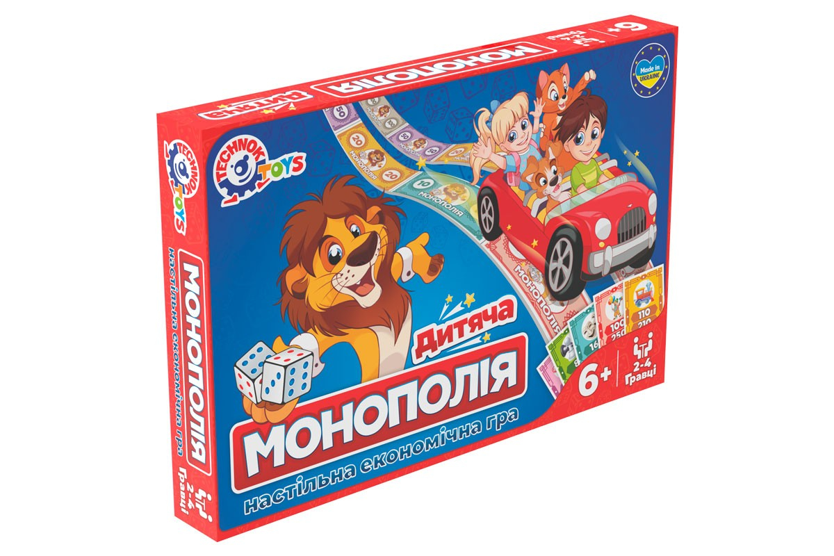 Настільна гра "Дитяча монополія ТехноК"