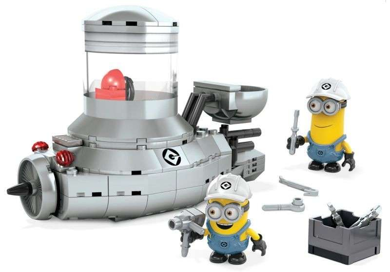 конструктор мега блокс Миньономобиль с аксессуарами CNC82