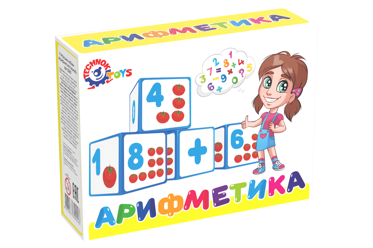 Іграшка кубики Арифметика ТехноК