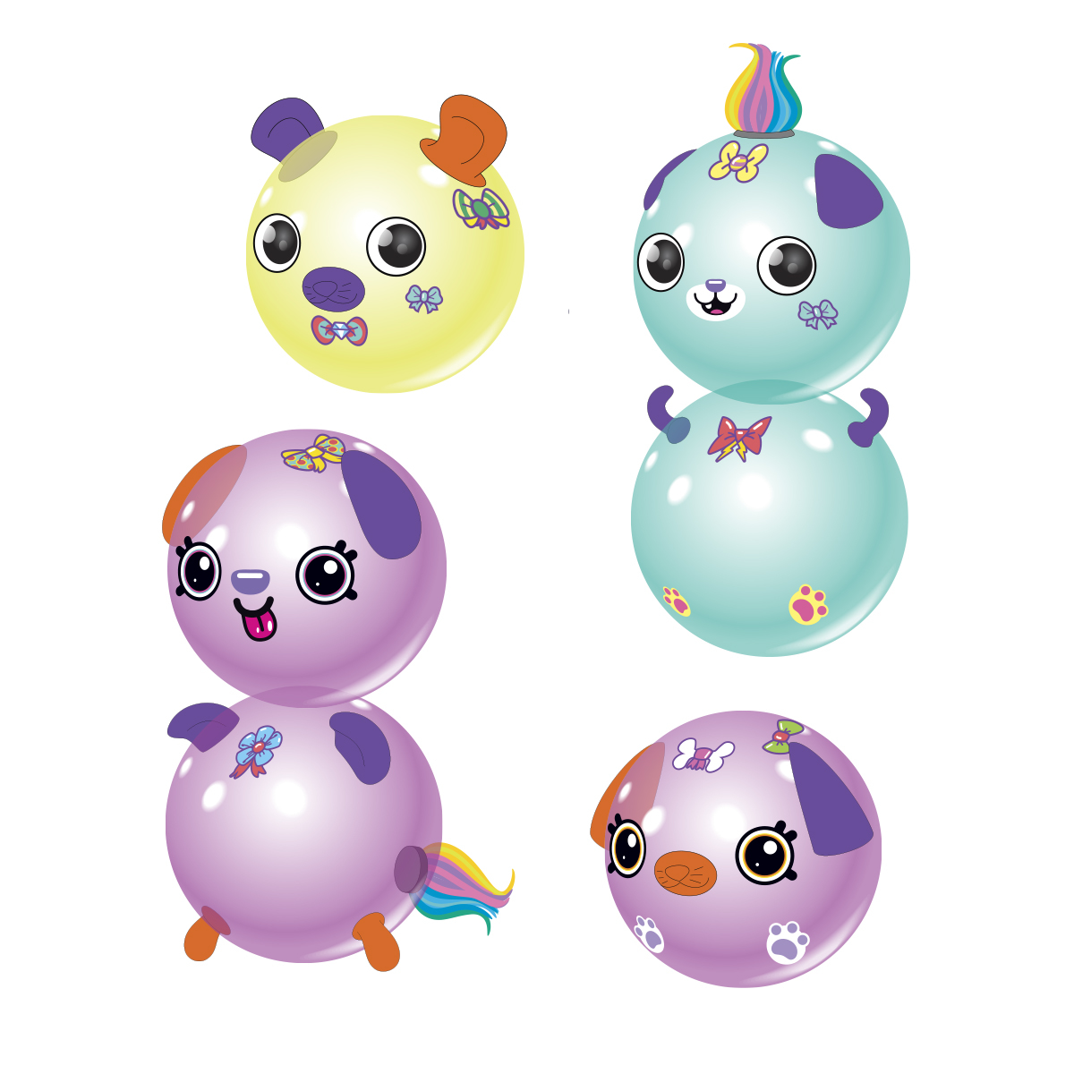 Фото5 Набор для создания игрушек OONIES - СТИЛЬНЫЕ ПЁСИКИ (36 заготовок, 29 деталей) Каталог