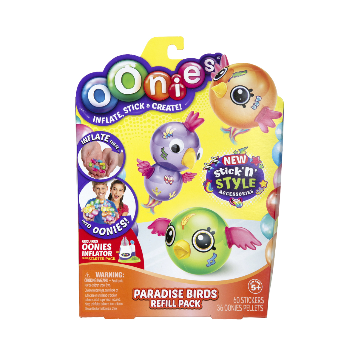 Фото2 Набор для создания игрушек OONIES - РАЙСКИЕ ПТИЧКИ (36 заготовок, 29 деталей) Каталог