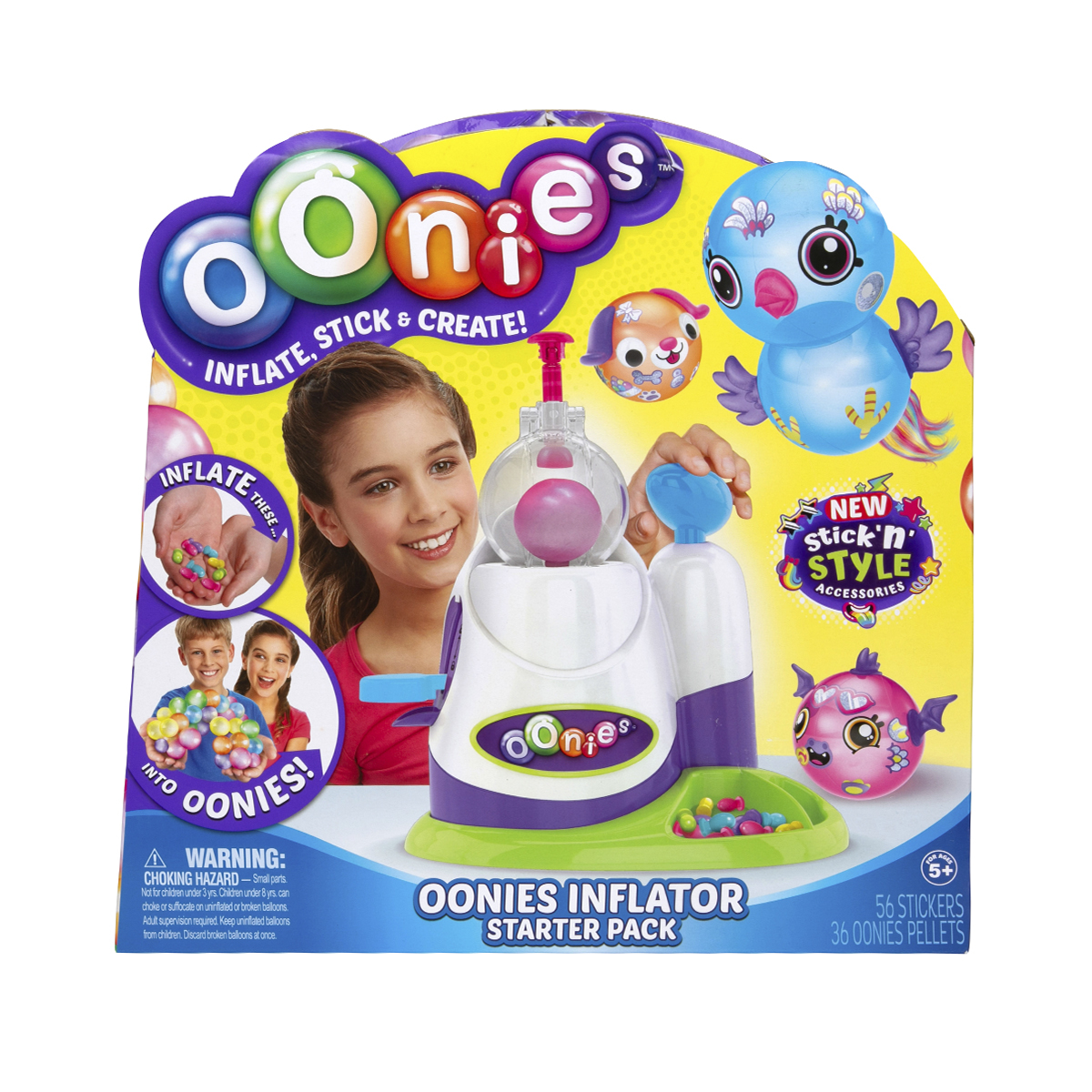 Фото2 Набор для создания игрушек OONIES - ВОЛШЕБНАЯ ФАБРИКА (36 заготовок, надувная станция, 30 деталей) Каталог