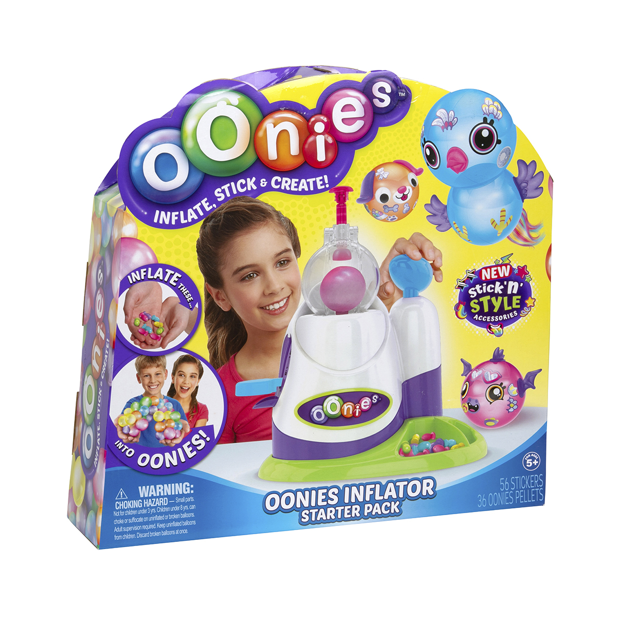Фото3 Набор для создания игрушек OONIES - ВОЛШЕБНАЯ ФАБРИКА (36 заготовок, надувная станция, 30 деталей) Каталог