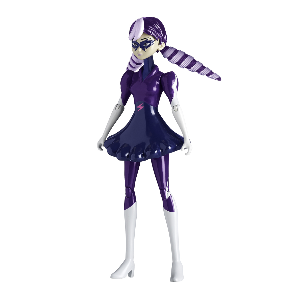 Фото4 Кукла "ЛЕДИ БАГ И СУПЕР-КОТ" - НЕПОГОДА (14 см, 9 точек артикуляции, с аксессуарами) Каталог