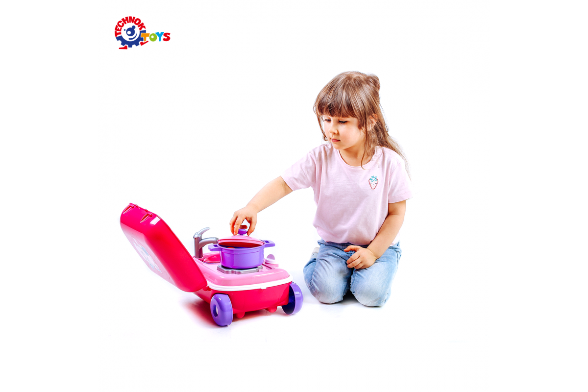 Іграшка Кухня з набором посуду ТехноК  фото 3