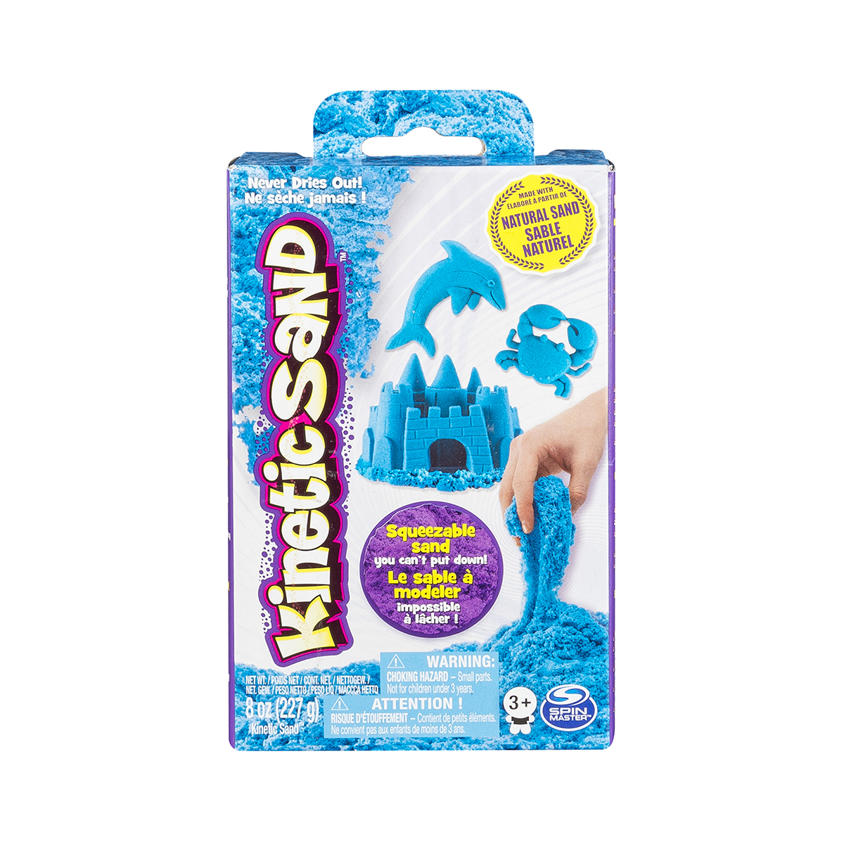 Фото2 Песокдлядетскоготворчества-KINETICSANDNEON(голубой,227г) Каталог