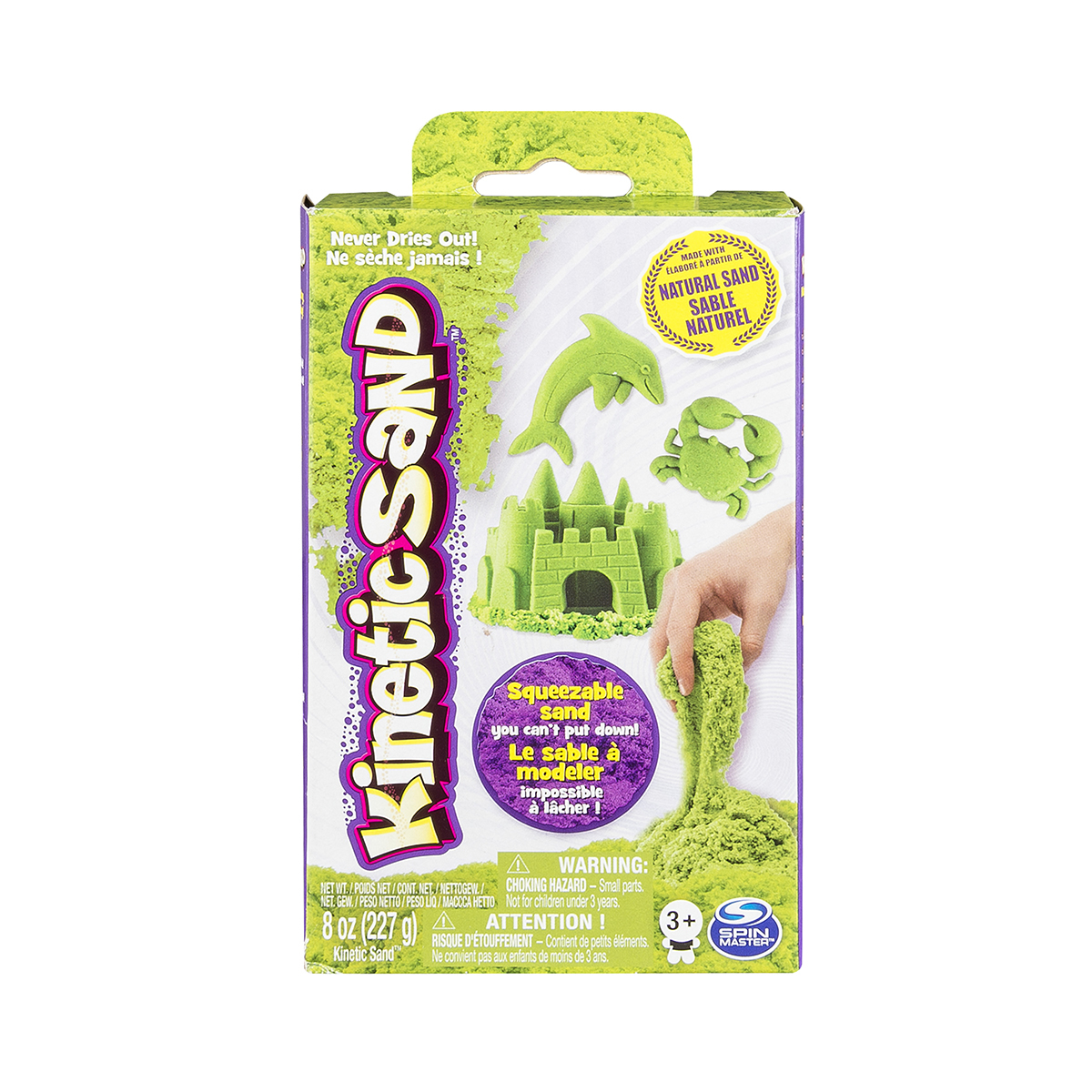 Фото2 Песокдлядетскоготворчества-KINETICSANDNEON(зеленый,227г) Каталог