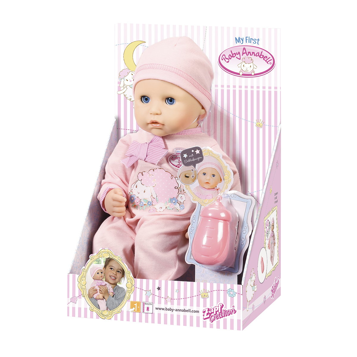 Фото3 Кукла MY FIRST BABY ANNABELL - МОЯ  МАЛЫШКА (девочка, 36 см) Каталог