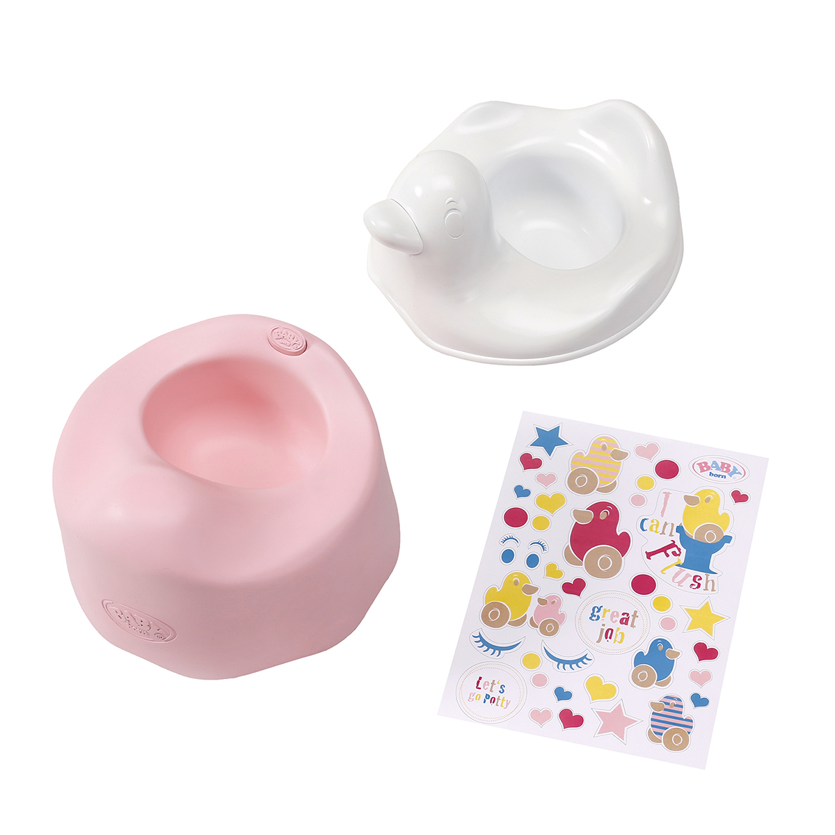 Фото2 Интерактивный горшочек для куклы BABY BORN - УТОЧКА (звук) Каталог