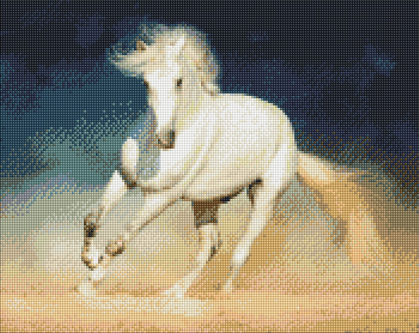 Біла грація 40х50 см Ідейка 