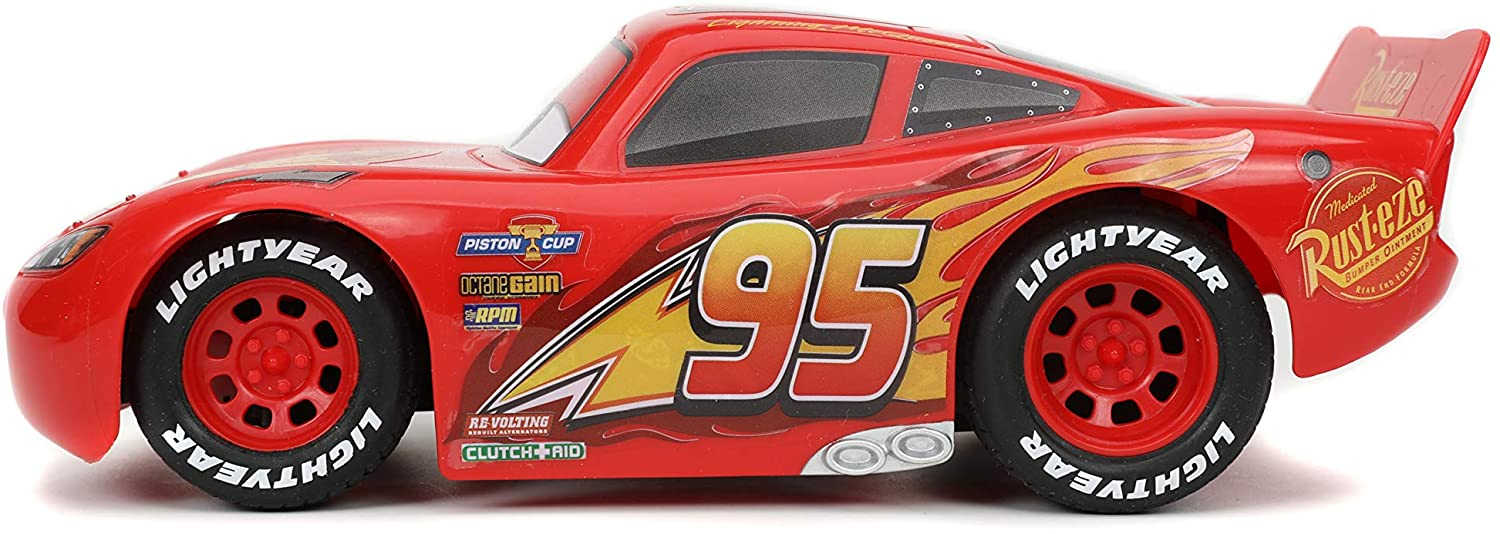 Машина Молния МакКвин на пульте управления Jada Toys Pixar Cars McQueen изображение 2
