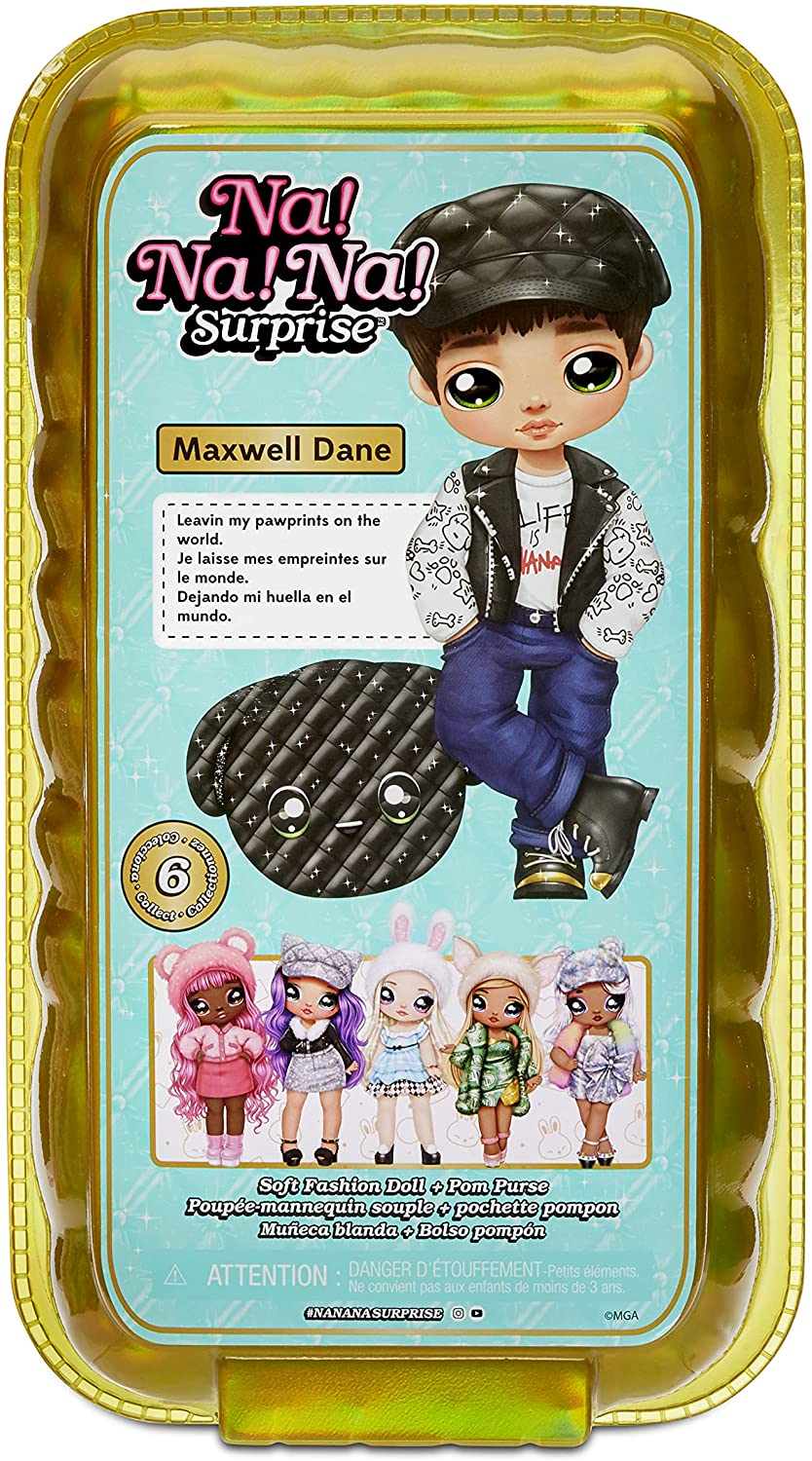 Игровой набор с куклой Максвелл Дэйн На На На Na! Na! Na! Surprise Glam Series Maxwell Dane изображение 3