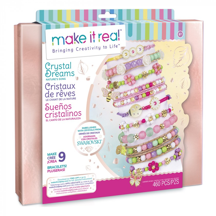Набор для создания браслетов с кристаллами Swarovski Сказочная природа Make it Real изображение 