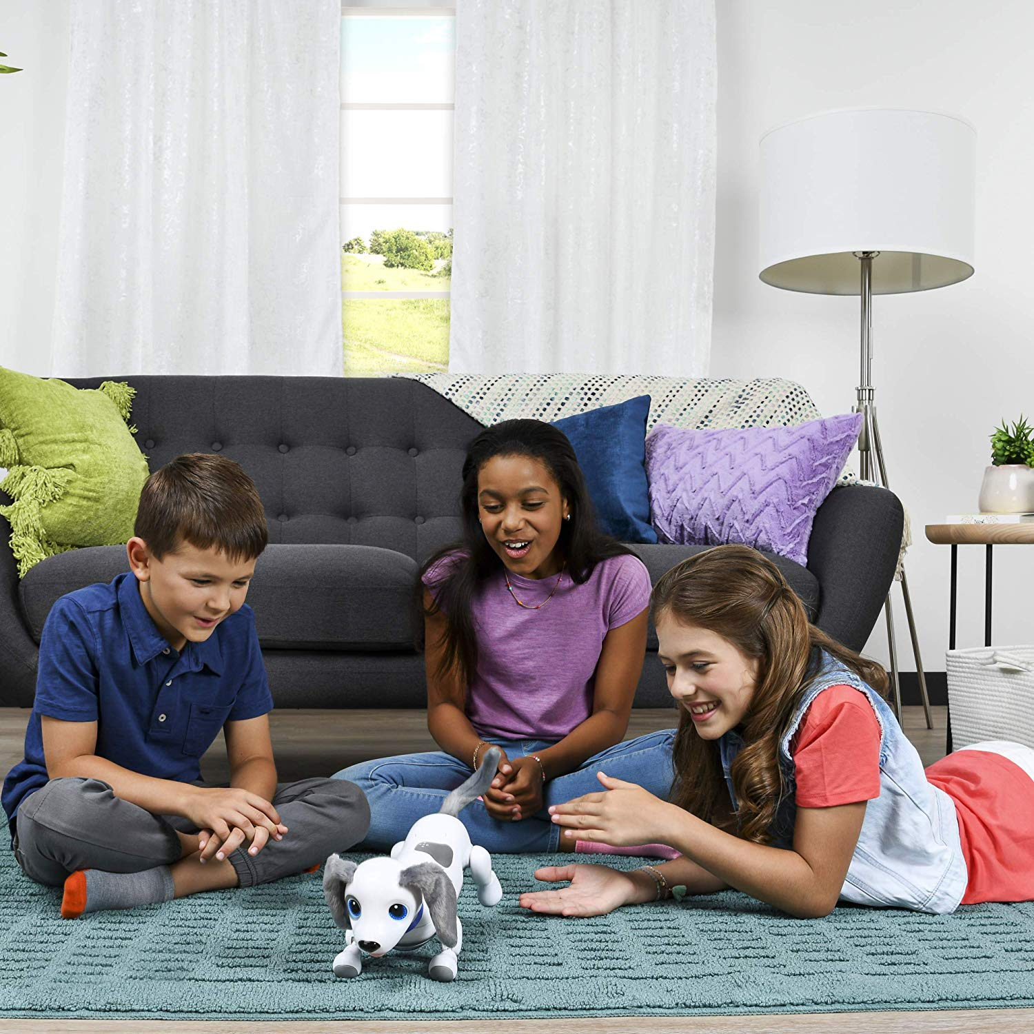 Интерактивная собака робот Playful Pup Zoomer от Spin Master изображение 6