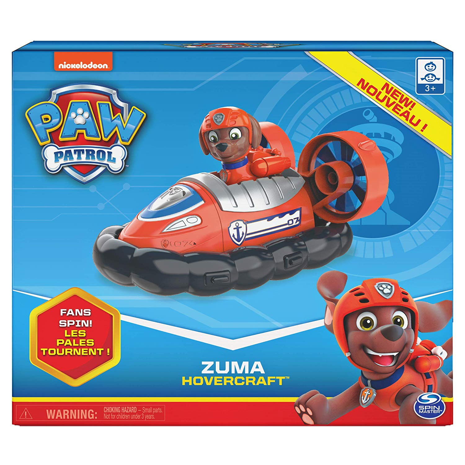 Игровой набор Зума и Спасательный катер Щенячий патруль/Paw Patrol Zuma's Hovercraft изображение 1